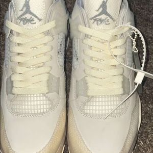 OFF WHITE AIR JORDAN 4s